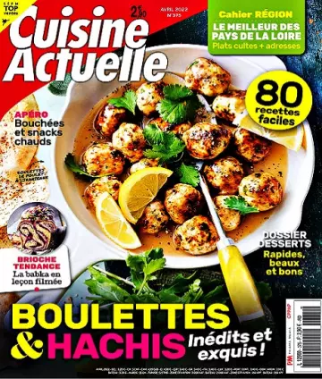 Cuisine Actuelle N°375 – Avril 2022 [Magazines]