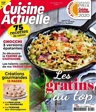 Cuisine Actuelle N°358 – Novembre 2020 [Magazines]