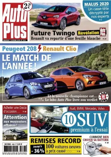 Auto Plus - 11 Octobre 2019  [Magazines]