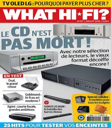 What Hi-Fi N°217 – Juillet 2022  [Magazines]