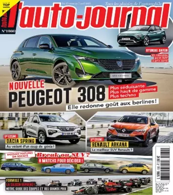 L’Auto-Journal N°1080 Du 25 Mars au 7 Avril 2021  [Magazines]
