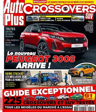 Auto Plus Hors Série Crossovers N°18 – Octobre-Décembre 2020 [Magazines]