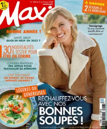 Maxi N°1836 Du 3 au 9 Janvier 2022  [Magazines]
