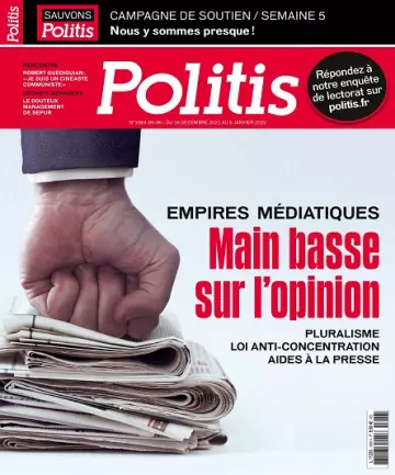 Politis N°1684-1686 Du 16 au 22 Décembre 2021  [Magazines]