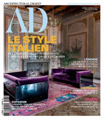 AD Architectural Digest N°165 – Mars-Avril 2021  [Magazines]