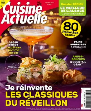 Cuisine Actuelle N°372 – Janvier 2022 [Magazines]