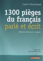 1300 pièges du français parlé et écrit  [Livres]