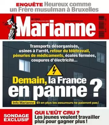 Marianne N°1343 Du 8 au 14 Décembre 2022  [Magazines]