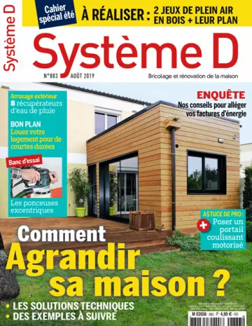 Système D N°883 - Août 2019 [Magazines]