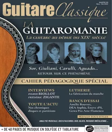 Guitare Classique N°99 – Mars-Mai 2022 [Magazines]