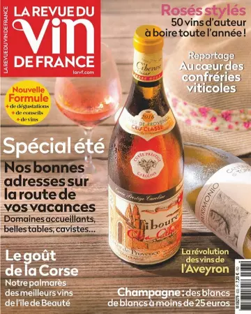 La Revue Du Vin De France N°633 – Juillet 2019 [Magazines]