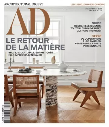 AD Architectural Digest N°171 – Mars-Avril 2022  [Magazines]