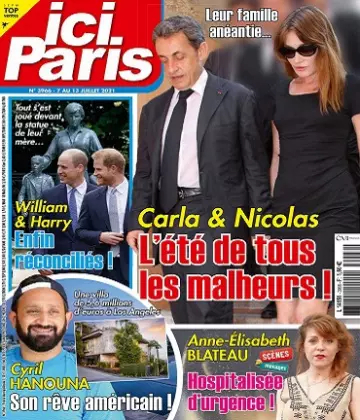 Ici Paris N°3966 Du 7 au 13 Juillet 2021  [Magazines]