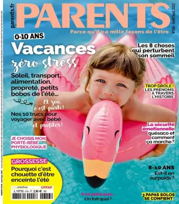 Parents N°616 – Août-Septembre 2022  [Magazines]