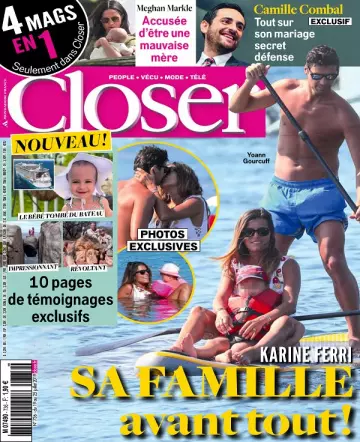 Closer N°736 Du 19 Juillet 2019  [Magazines]
