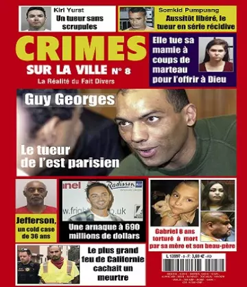 Crimes Sur La Ville N°8 – Août 2021 [Magazines]