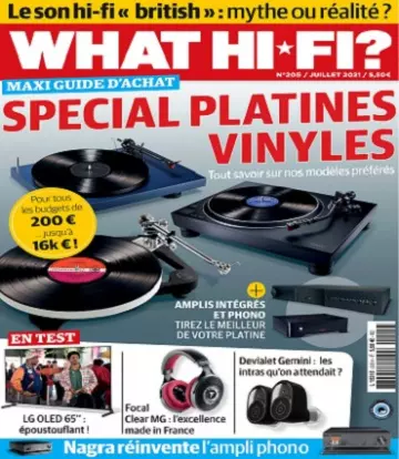 What Hi-Fi N°205 – Juillet 2021  [Magazines]
