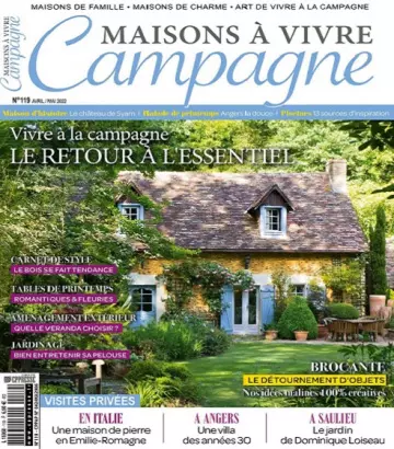 Maisons à Vivre Campagne N°119 – Avril-Mai 2022  [Magazines]