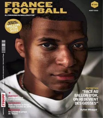 France Football N°3921 – Août 2022  [Magazines]