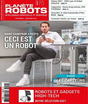 Planète Robots N°70 – Novembre-Décembre 2021 [Magazines]