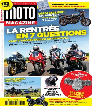 Moto Magazine N°389 – Septembre 2022  [Magazines]