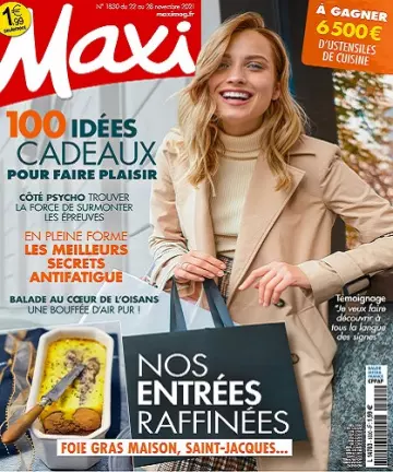 Maxi N°1830 Du 22 au 28 Novembre 2021  [Magazines]