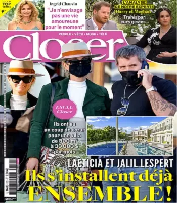 Closer N°822 Du 12 au 18 Mars 2021  [Magazines]