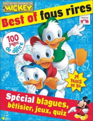 Le Journal de Mickey - Best Of - N°16 2019  [Magazines]