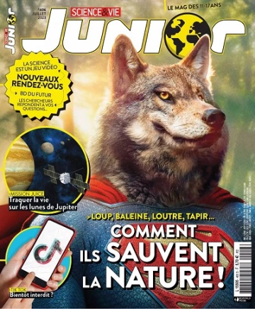 Science et Vie Junior N°406 – Juillet 2023  [Magazines]