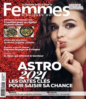 Femmes D’Aujourd’hui N°53 Du 31 Décembre 2020 [Magazines]