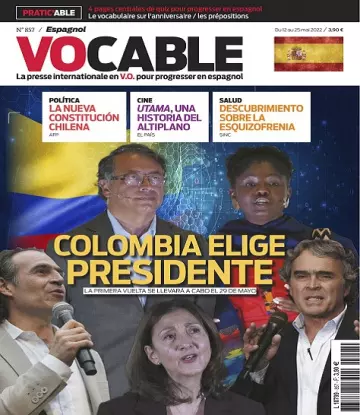 Vocable Espagnol N°857 Du 12 Mai 2022 [Magazines]