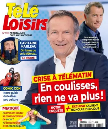 Télé Loisirs - 14 Octobre 2019 [Magazines]