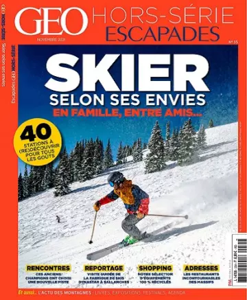 Geo Hors Série Escapades N°35 – Novembre 2021  [Magazines]