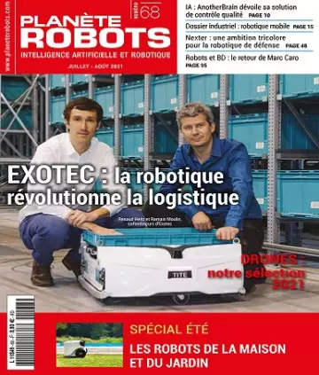 Planète Robots N°68 – Juillet-Août 2021 [Magazines]