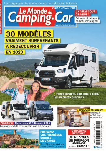 Le Monde du Camping-Car - Février 2020 [Magazines]