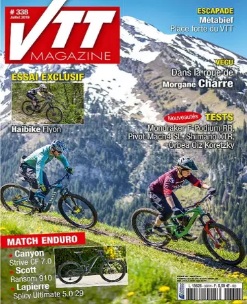 VTT Magazine N°338 – Juillet 2019 [Magazines]