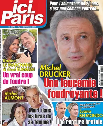 Ici Paris N°3870 Du 4 Septembre 2019  [Magazines]