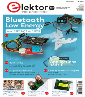 Elektor N°497 – Septembre-Octobre 2022  [Magazines]