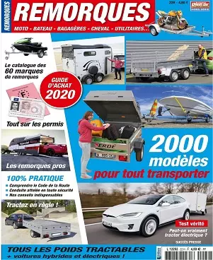 Le Monde Du Plein-Air Hors Série N°22 – Remorques 2020  [Magazines]
