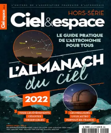Ciel et Espace Hors Série N°41 – Almanach 2022  [Magazines]