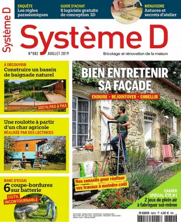 Système D N°882 – Juillet 2019  [Magazines]