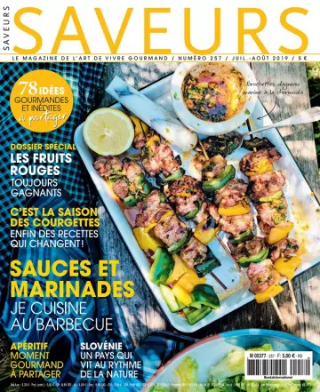 Saveurs N°257 – Juillet-Août 2019  [Magazines]
