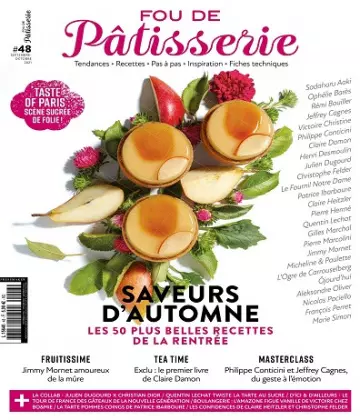 Fou De Pâtisserie N°48 – Septembre-Octobre 2021  [Magazines]