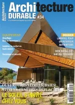 Architecture Durable N°34 – Août-Octobre 2018 [Magazines]