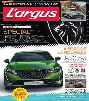 L’Argus N°4590 Du 17 au 30 Mars 2021  [Magazines]