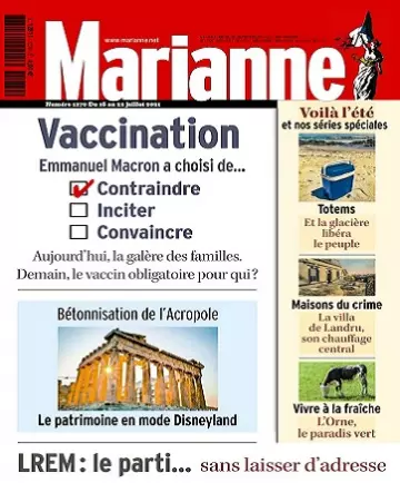 Marianne N°1270 Du 16 au 22 Juillet 2021  [Magazines]