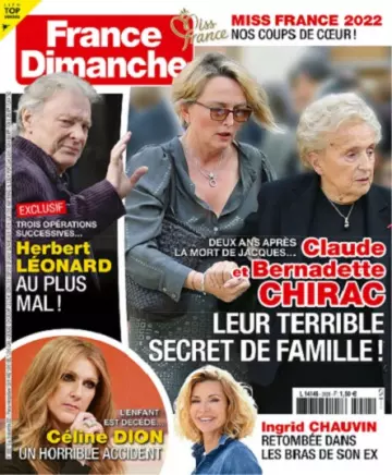 France Dimanche N°3928 Du 10 au 16 Décembre 2021  [Magazines]