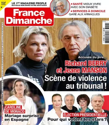 France Dimanche N°3945 Du 8 au 14 Avril 2022  [Magazines]