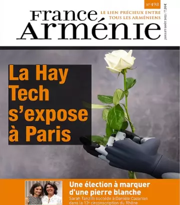 France Arménie N°498 – Juillet-Août 2022 [Magazines]