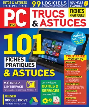PC Trucs et Astuces N°45 – Janvier-Mars 2022  [Magazines]